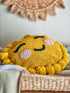 Bloomingville Vigge Cushion- Yellow Cotton